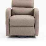 Poltrona alzapersona Lorena un motore in tessuto cappuccino