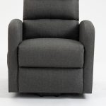 Poltrona alzapersona Lorena un motore in tessuto grigio