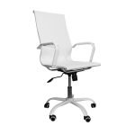 Poltrona da ufficio NuviaH con schienale altro colore bianco