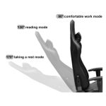 Poltrona gaming Sputnik nera telaio acciaio