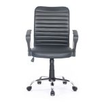 Poltrona ufficio Asgar base cromata nera