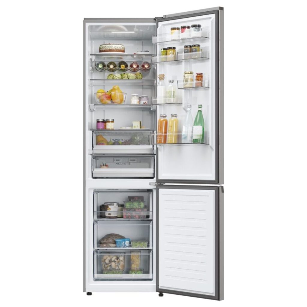 Haier Frigorifero Combinato Capacità 406 Litri Classe energetica D Raffreddamento No Frost colore Inox - HDPW5620DNPK