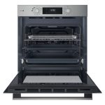 Hotpoint Ariston Forno Elettrico da Incasso Ventilato Multifunzione con Grill e Cottura a Vapore 71 Litri 60 cm Classe A+ colore Nero e Acciaio Inox - HAO 258HSU1F X