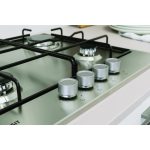 Indesit Piano Cottura 4 Fuochi a Gas Larghezza 58 cm in Acciaio Inox colore Inox - THP 642 IX/I 1