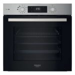 Hotpoint Ariston Forno Elettrico da Incasso Ventilato Multifunzione con Grill e Cottura a Vapore 71 Litri 60 cm Classe A+ colore Nero e Acciaio Inox - HAO 258HSU1F X