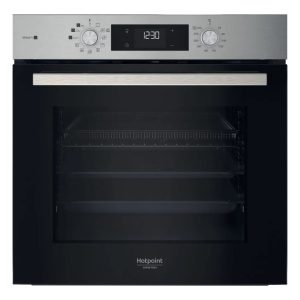 Hotpoint Ariston Forno Elettrico da Incasso Ventilato Multifunzione con Grill e Cottura a Vapore 71 Litri 60 cm Classe A+ colore Nero e Acciaio Inox - HAO 258HSU1F X