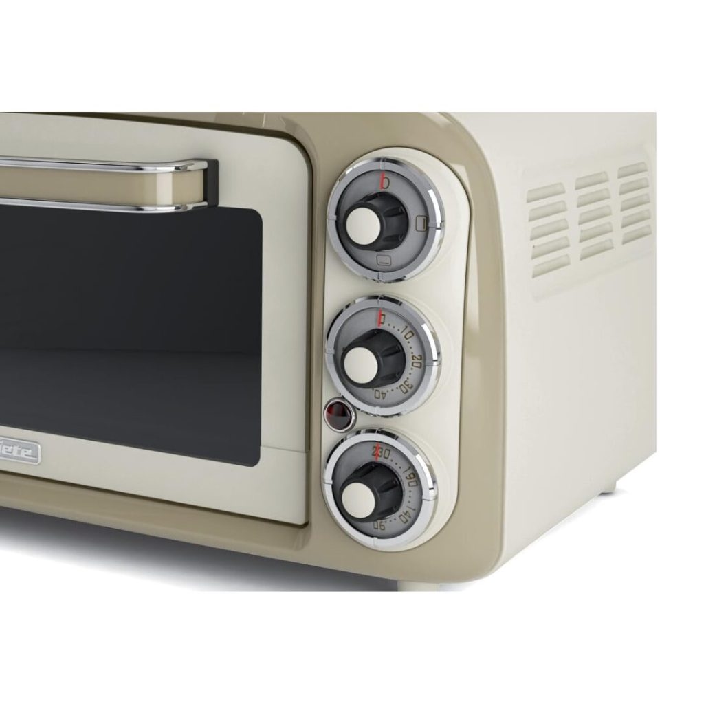 Forno Elettrico Fornetto ARIETE 18 Litri 1380 Watt Timer colore Beige - 979BEIGE Vintage