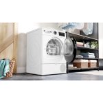 Bosch Asciugatrice 8 Kg Classe C con Pompa di Calore Profondità 61 cm Auto Dry colore Bianco - WQG233D1II Serie 6