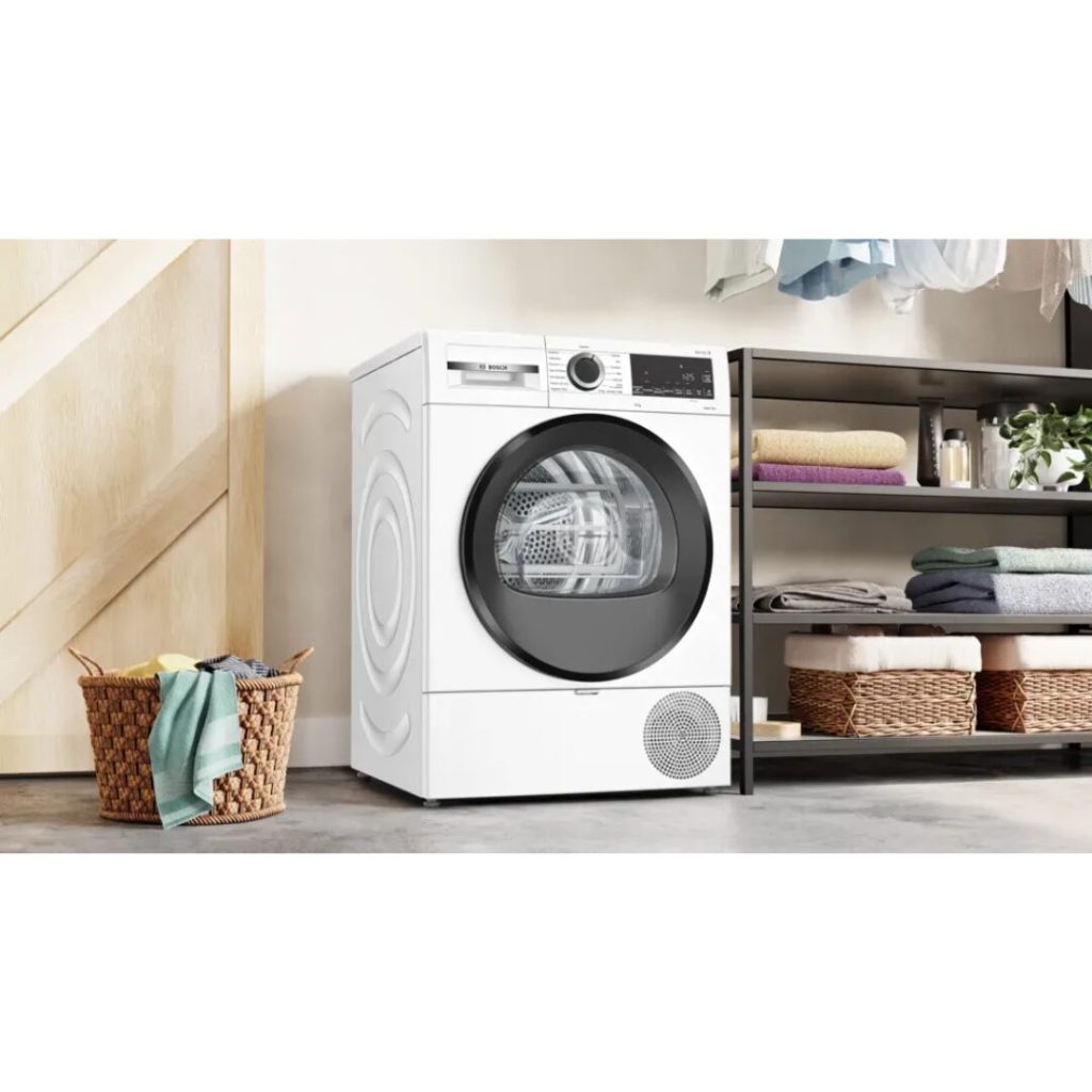 Bosch Asciugatrice 8 Kg Classe C con Pompa di Calore Profondità 61 cm Auto Dry colore Bianco - WQG233D1II Serie 6