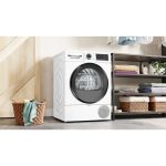 Bosch Asciugatrice 8 Kg Classe C con Pompa di Calore Profondità 61 cm Auto Dry colore Bianco - WQG233D1II Serie 6