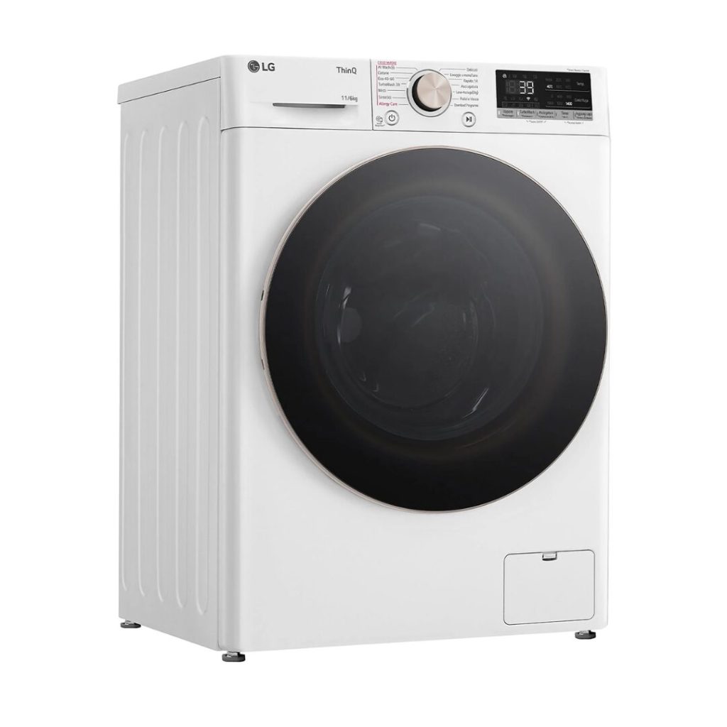 Lavasciuga LG 11+6 Kg 1400 giri Inverter Funzione Vapore - D4r7011tsw