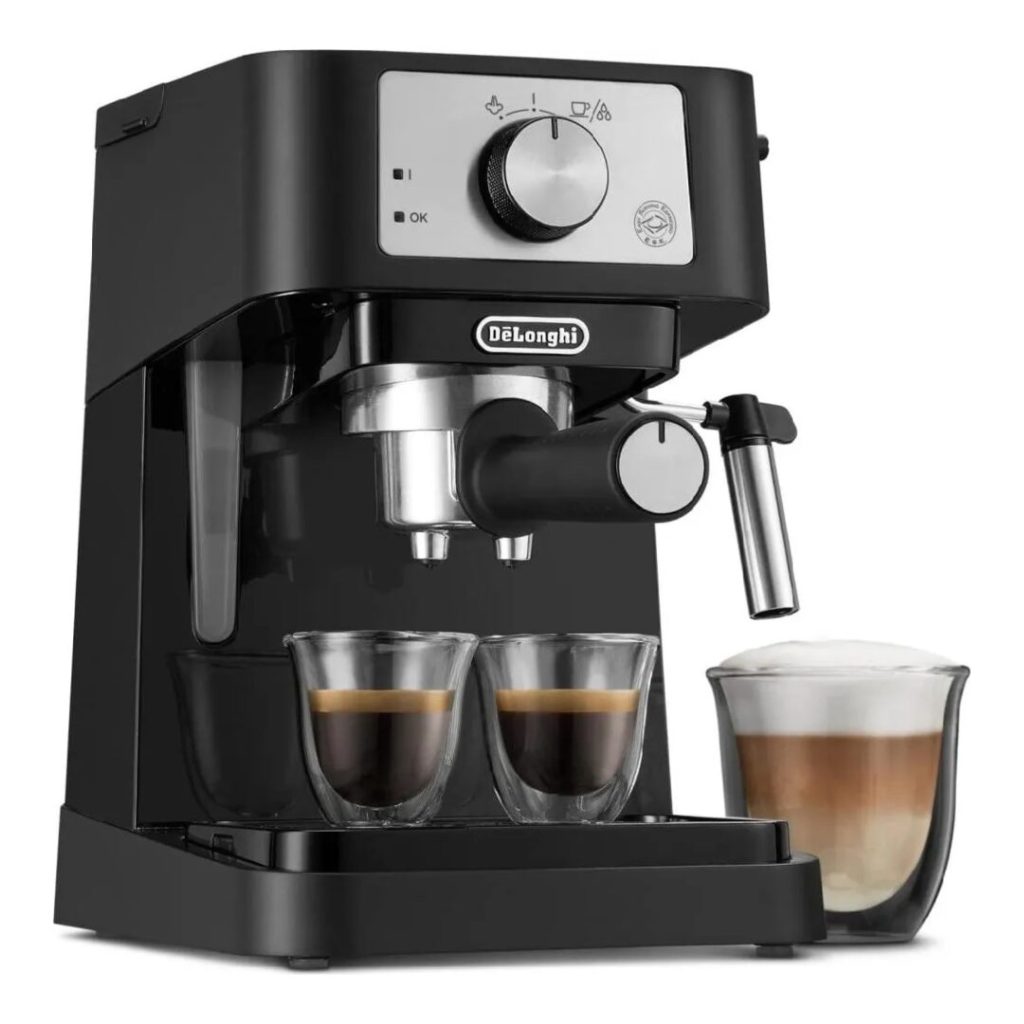 Macchina Caffè Espresso DE LONGHI 15 bar con Cappuccinatore - EC260.BK
