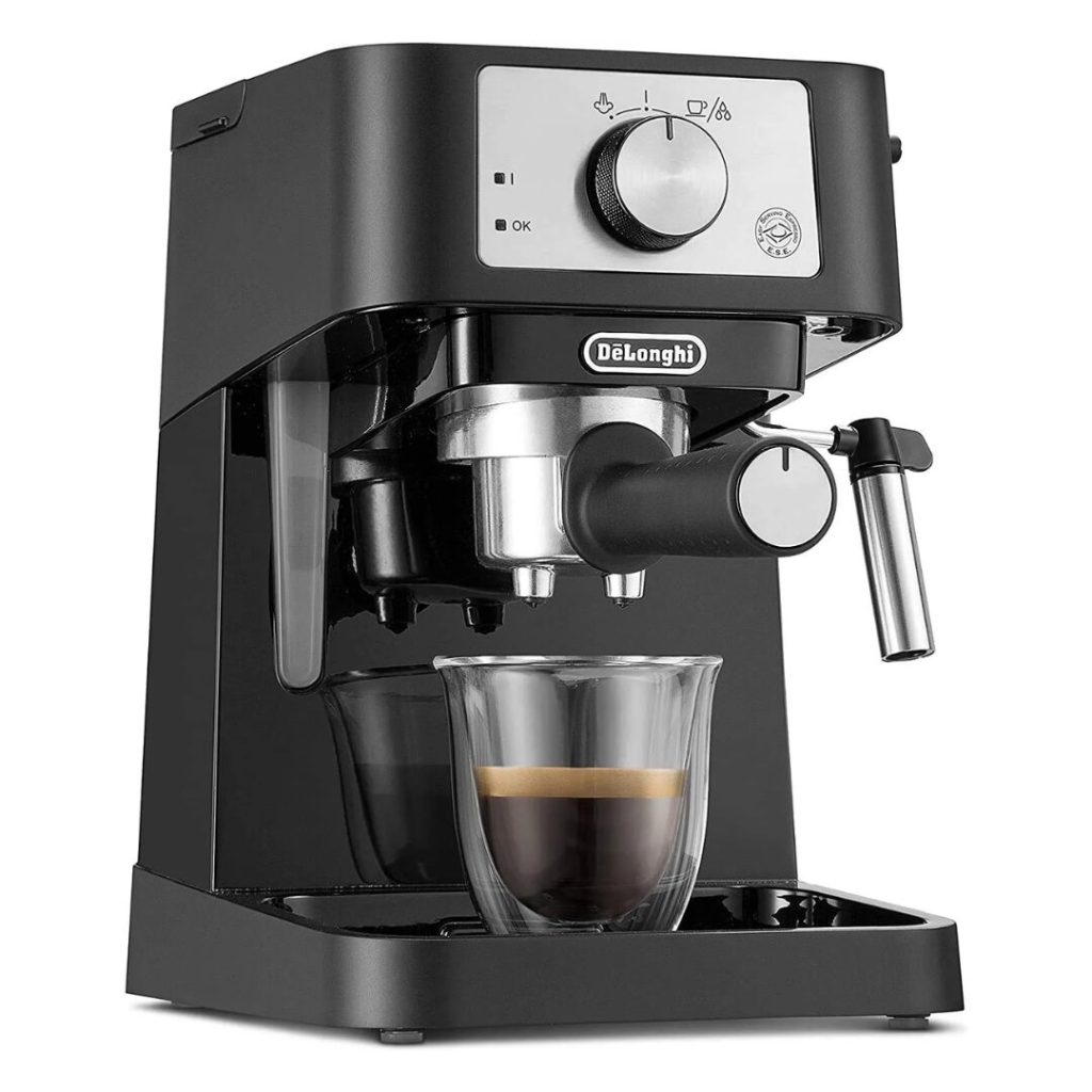 Macchina Caffè Espresso DE LONGHI 15 bar con Cappuccinatore - EC260.BK