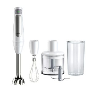 Frullatore a Immersione BRAUN 1000 watt con vari Accessori - MQ7035IWH