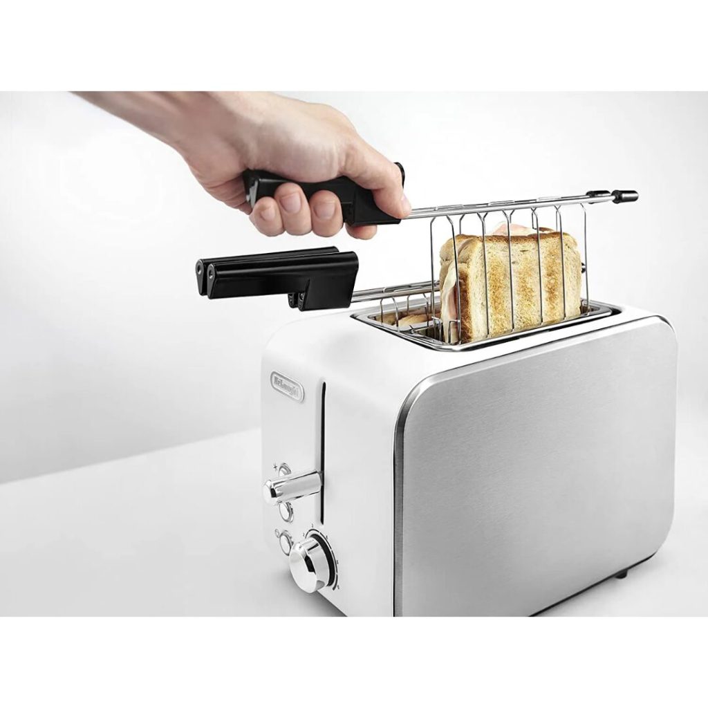 Tostapane con pinze DE LONGHI 550 Watt 6 Livelli di Cottura - CTX 2203.W