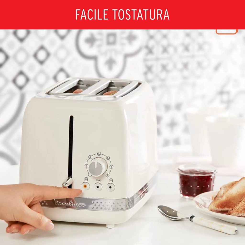 Tostapane con pinze MOULINEX 850 W - LT300AK