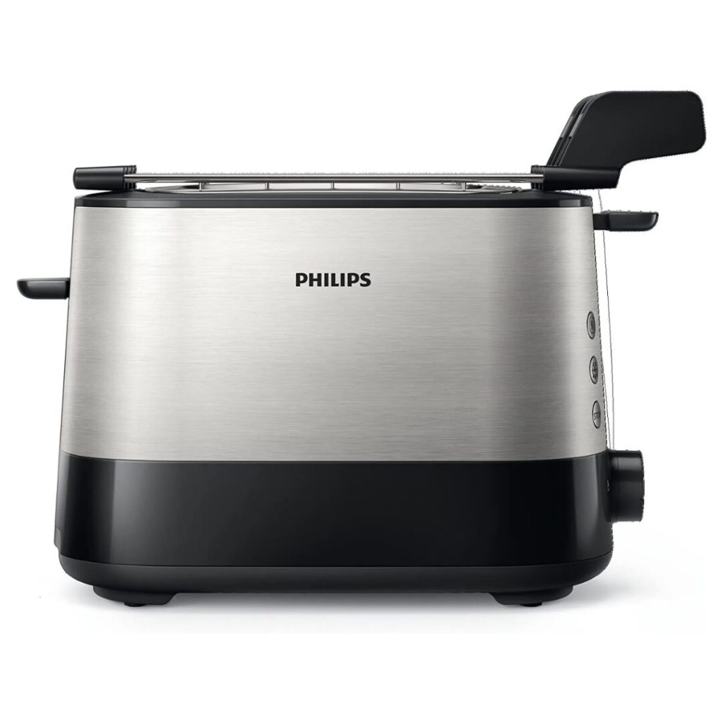 Tostapane PHILIPS 2 Fette Potenza 650 Watt 7 Livelli di cottura - Hd2639/90