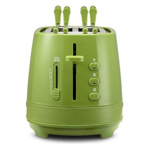 Tostapane con pinze DE LONGHI 2 Fette 550 Watt verde - Ctlap2203