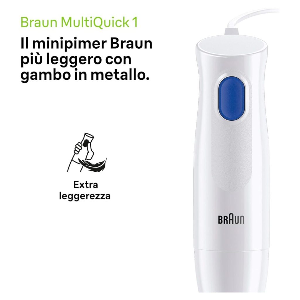 Frullatore ad immersione BRAUN - MQ10.201M