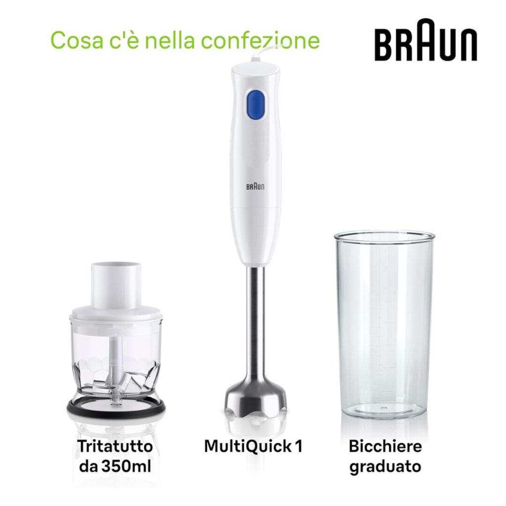 Frullatore ad immersione BRAUN - MQ10.201M