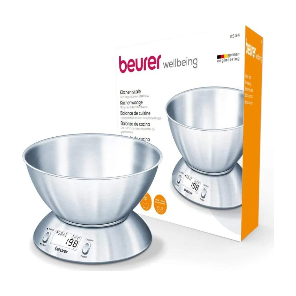 Bilancia da Cucina BEURER Elettronica Digitale con Ciotola1.5L - KS 54
