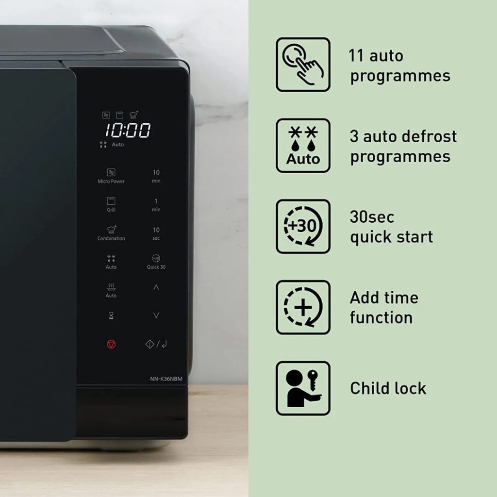 Forno Microonde PANASONIC Combinato con Grill 24 Litri 900 Watt | NN-K36NBM