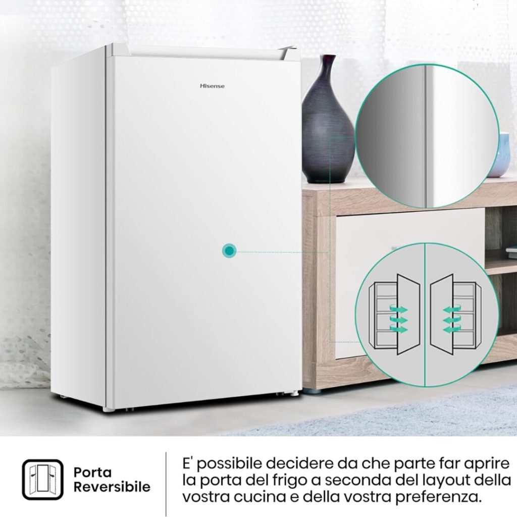 Congelatore a Cassetti Verticale HISENSE 61 Litri - FV78D4AWE