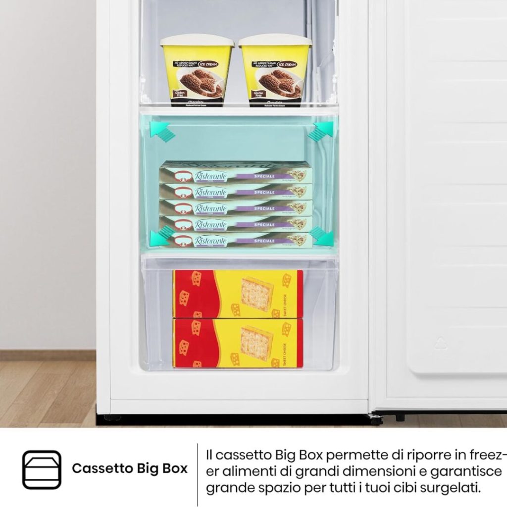 Congelatore a Cassetti Verticale HISENSE 61 Litri - FV78D4AWE