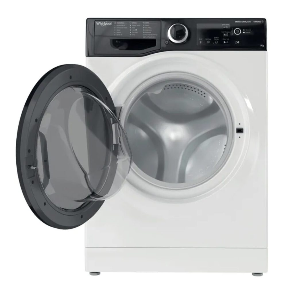 Lavatrice Slim 7 Kg WHIRLPOOL 1200 giri Funzione Vapore Motore Inverter - WSB 725 D IT