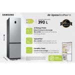 Frigorifero Combinato SAMSUNG No Frost390 Litri - RB38C672CS