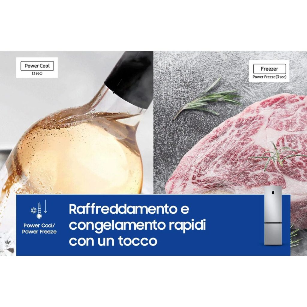 Frigorifero Combinato SAMSUNG No Frost390 Litri - RB38C672CS