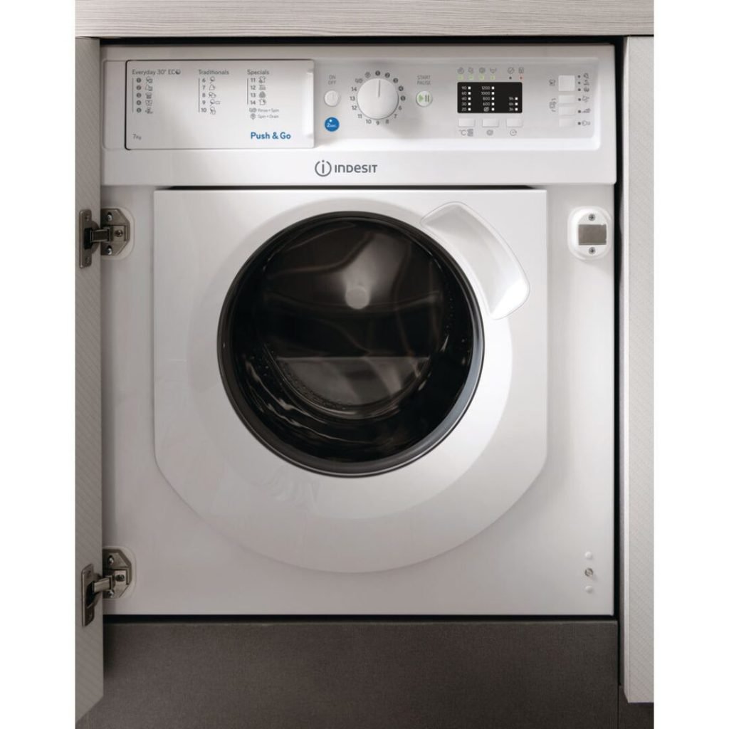 Lavatrice da Incasso Indesit Caricamento frontale Bianco 7 kg 1200 Giri/min A++| BIWMIL7125