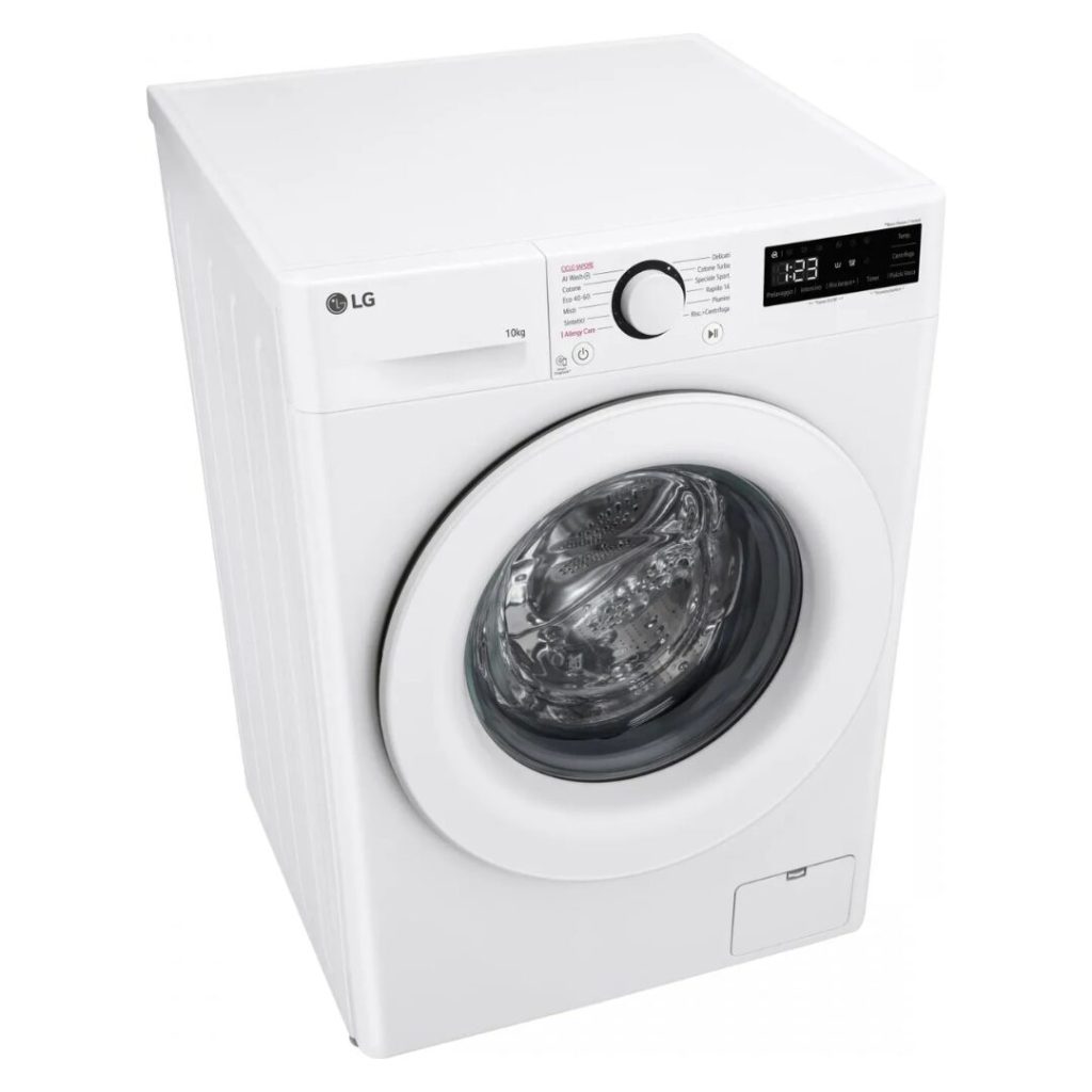 Lavatrice LG 10 Kg Classe A Centrifuga 1400 giri Motore Inverter Vapore AI DD - F4R3010NSWW