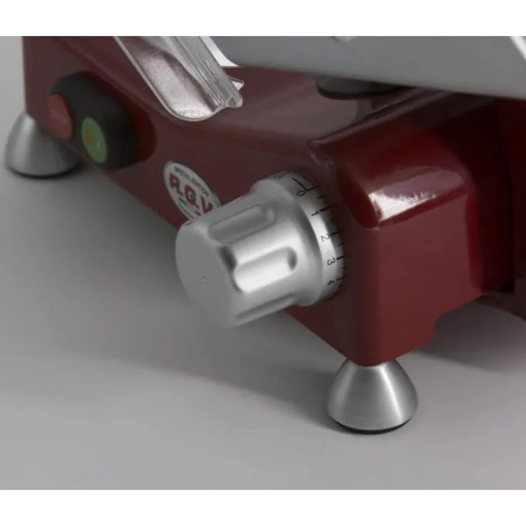 Affettatrice Elettrica R. G. V. 140 Watt Lama 25 cm in Acciaio colore Rosso - 90447 Luxury 25