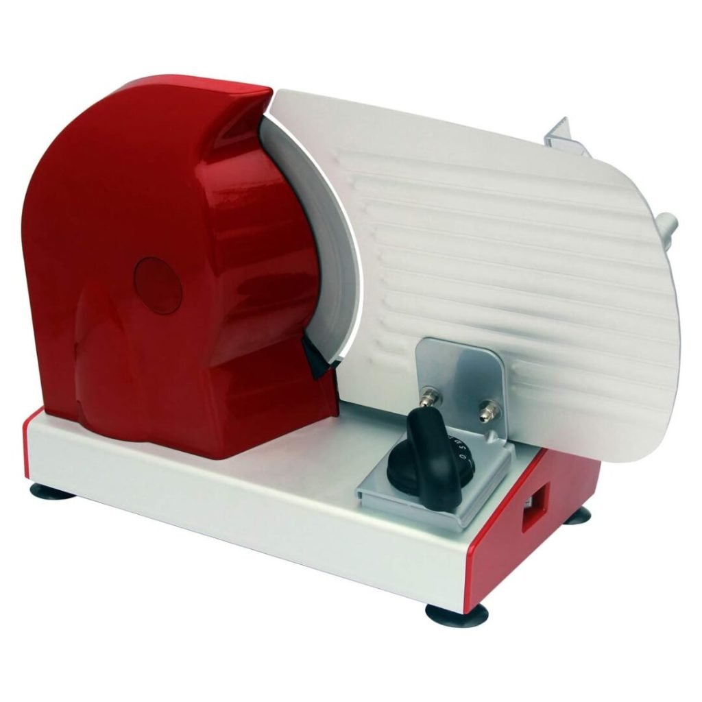 Affettatrice elettrica R. G. V. Potenza 200 Watt Spessore taglio Max 14 mm Colore Silver - MARY 220