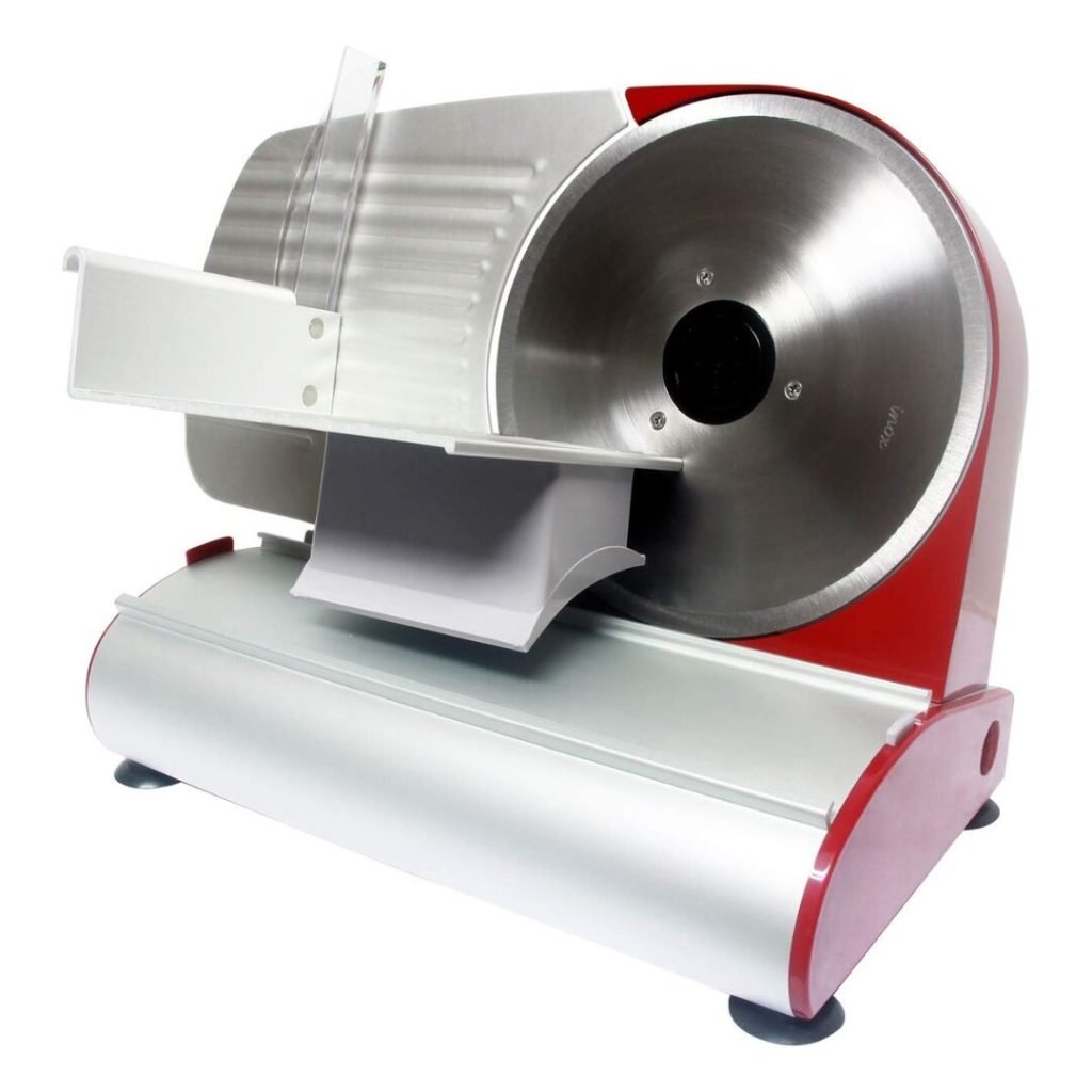 Affettatrice elettrica R. G. V. Potenza 200 Watt Spessore taglio Max 14 mm Colore Silver - MARY 220