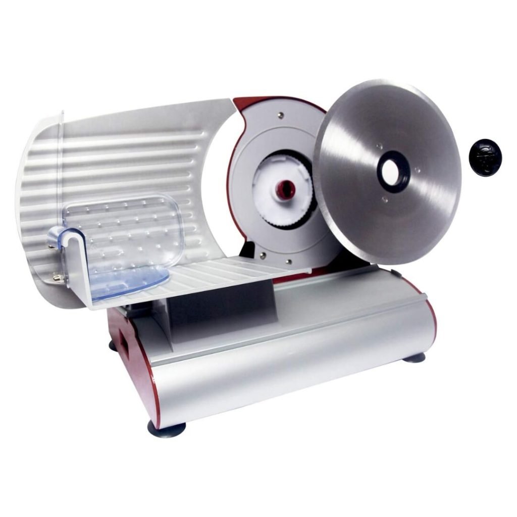 Affettatrice elettrica R. G. V. Potenza 200 Watt Spessore taglio Max 14 mm Colore Silver - MARY 220