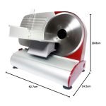 Affettatrice elettrica R. G. V. Potenza 200 Watt Spessore taglio Max 14 mm Colore Silver - MARY 220