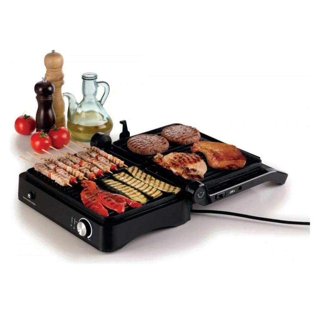 Bistecchiera Ariete 2000W 3 in 1 con Piastre e Vassoio Anti Goccia Rimovibili - 1934