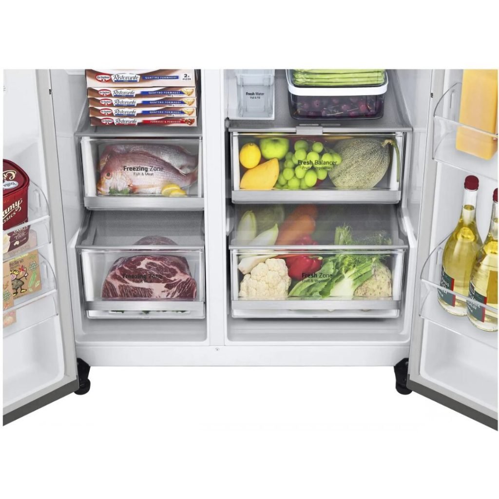 Frigorifero Americano Lg Side by Side 635 Litri No Frost Wi-Fi- GSLV91MBAD