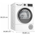 Asciugatrice Bosch 9 Kg Classe A+++ a Pompa di Calore Profondità Inverter Funzione Vapore - WQG245C0IT
