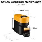 Macchina Caffè De Longhi a Capsule Nespresso® Vertuo Pop 1260W colore Mango - ENV90.Y