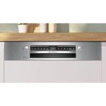 Lavastoviglie da Incasso Bosch con Frontalino a Vista 14 Coperti 60 cm in Acciaio Spazzolato - SMI4EVS08E
