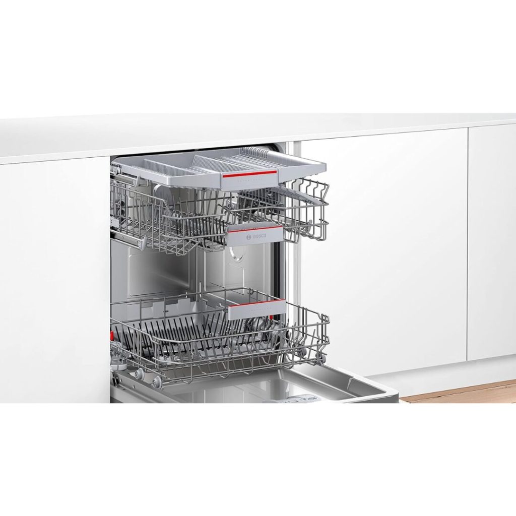 Lavastoviglie da Incasso Bosch con Frontalino a Vista 14 Coperti 60 cm in Acciaio Spazzolato - SMI4EVS08E