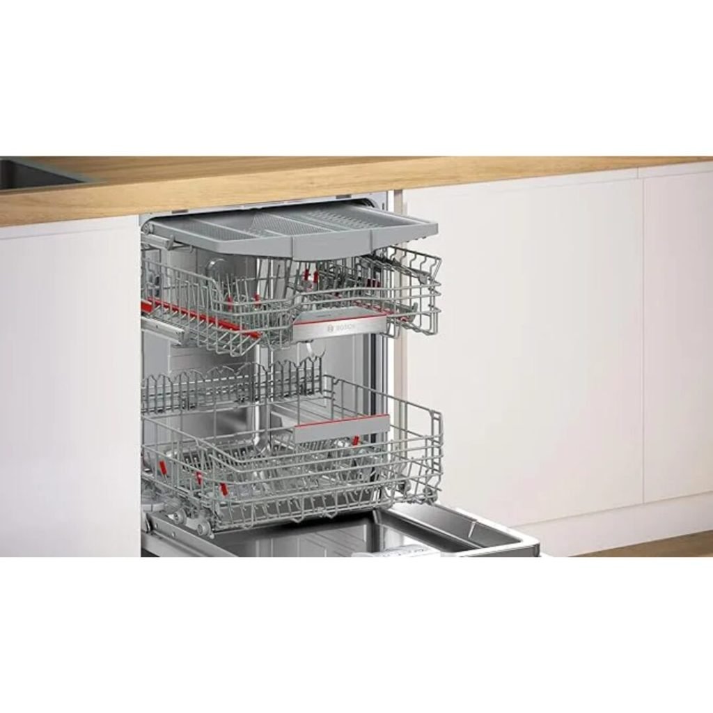 Lavastoviglie da Incasso Bosch con Frontalino a Vista 14 Coperti Classe A 60 cm in Acciaio Spazzolato - SMI6ECS12E