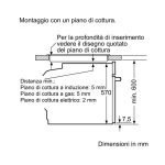 Forno Elettrico da Incasso Bosch Ventilato Multifunzione con Grill 71 Litri 60 cm Classe A+ | HQA574BB3 Serie 4