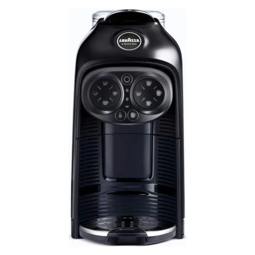 Macchina Caffé Espresso Lavazza Desea Capsule Lavazza A Modo Mio con Cappuccinatore - DESEABLACK