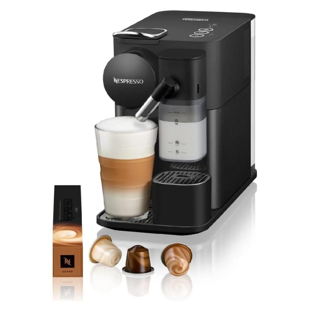 De Longhi Nespresso® Lattissima One Macchina Caffè Espresso Sistema ricarica Capsule colore Nero - EN510.B