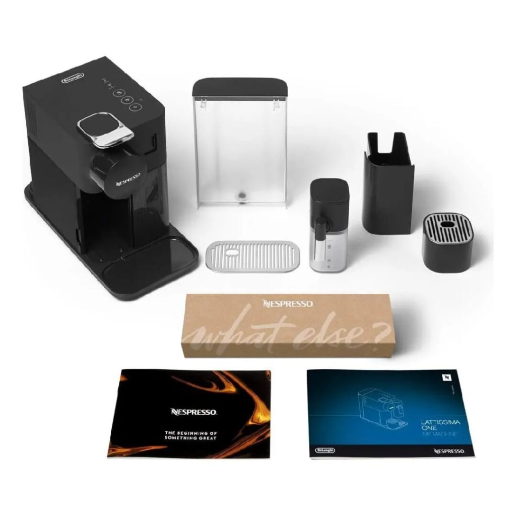 De Longhi Nespresso® Lattissima One Macchina Caffè Espresso Sistema ricarica Capsule colore Nero - EN510.B