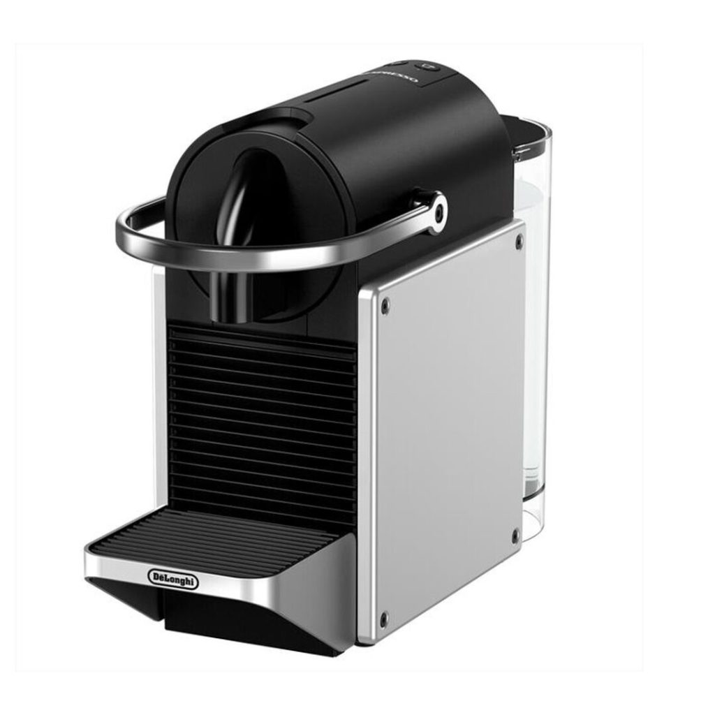 De Longhi Pixie - Macchina Caffè Capsule Nespresso colore Argento e Nero - EN127.S